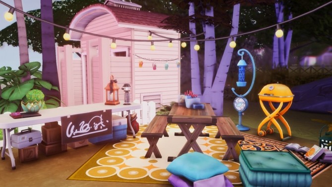 Sims 4 Atmospheric Picnic Place at Wiz Creations