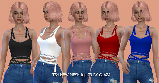 Sims 4 Top 79 at All by Glaza
