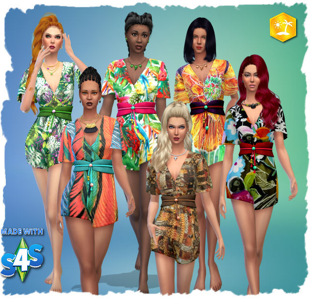 Sims 4 Island overall by Chalipo at All 4 Sims