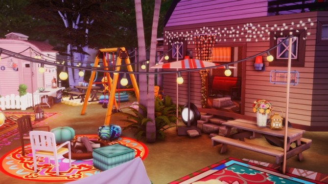 Sims 4 Atmospheric Picnic Place at Wiz Creations