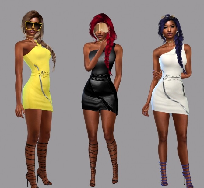 Sims 4 Ooh Damn Dress Cardi at Teenageeaglerunner