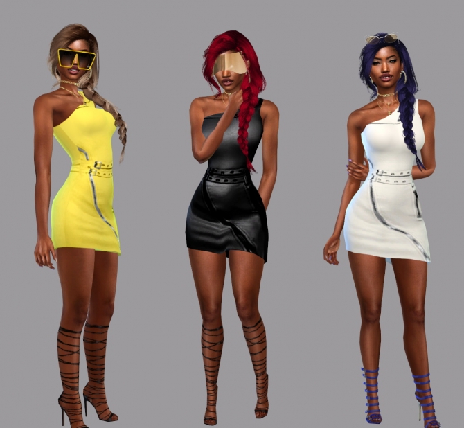 Ooh Damn Dress Cardi at Teenageeaglerunner » Sims 4 Updates