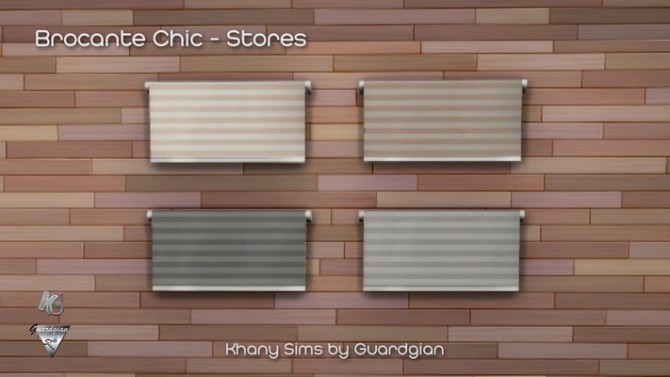 Sims 4 Puff and window blind by Jomsims and Guardgian at Khany Sims