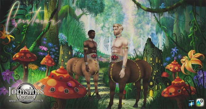 Sims 4 ARZUZ centaur costume at Jomsims Creations