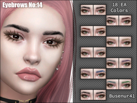 Eyebrows N14 by busenur41 at TSR