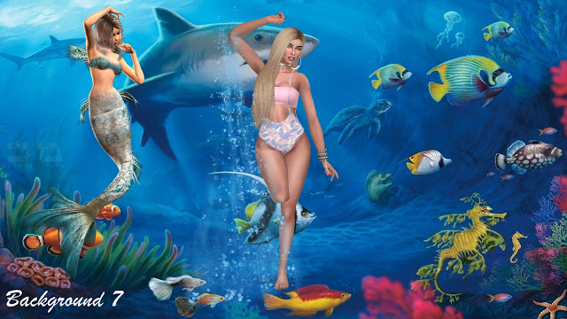 Sims 4 Underwater CAS Backgrounds at Annett’s Sims 4 Welt