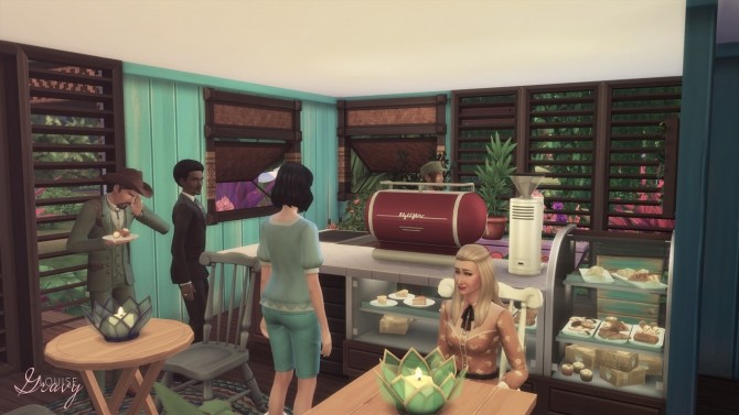 Sims 4 Overgrown Cafe | Rebuilding Sulani at GravySims