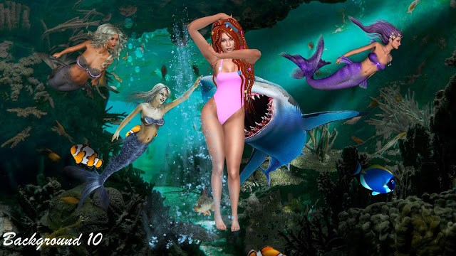 Sims 4 Underwater CAS Backgrounds at Annett’s Sims 4 Welt