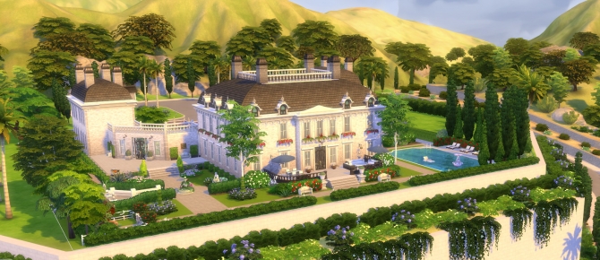 Huis ter Voorst castle by BrigitteV at Mod The Sims » Sims 4 Updates