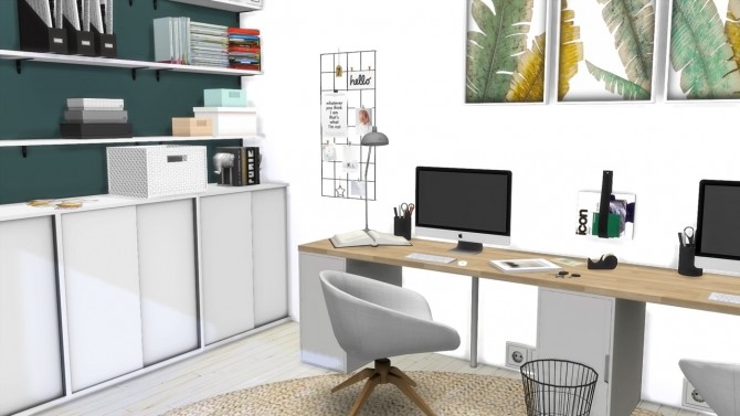 Sims 4 HOME OFFICE at MODELSIMS4