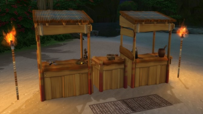 Sims 4 Beach counter of Sulani by Serinion at Mod The Sims