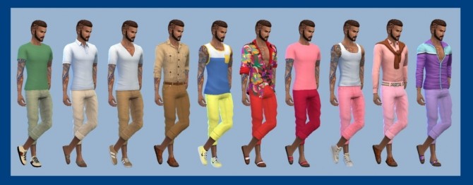 Sims 4 EP04 CROPPED ROLLED JEANS at Sims4Sue