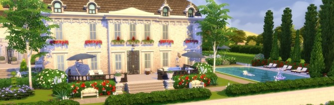 Sims 4 Huis ter Voorst castle by BrigitteV at Mod The Sims