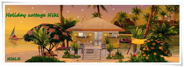 Sims 4 Holiday cottage at Niki.K Sims