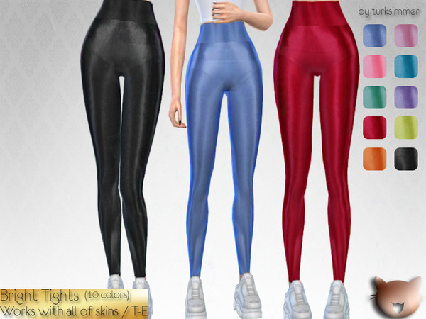 Sims 4 Bright Tights by turksimmer at TSR