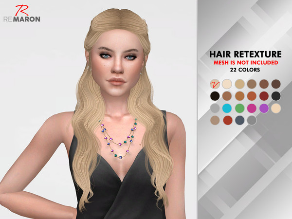 Sims 4 ON0510 Hair Retexture by remaron at TSR