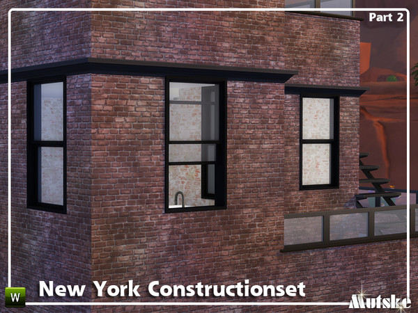 Sims 4 New York Construction set Part 3 by mutske at TSR