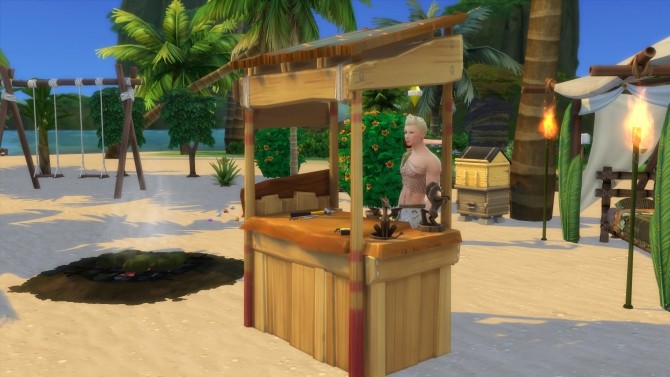 Castaways woodworking Table by Serinion at Mod The Sims 