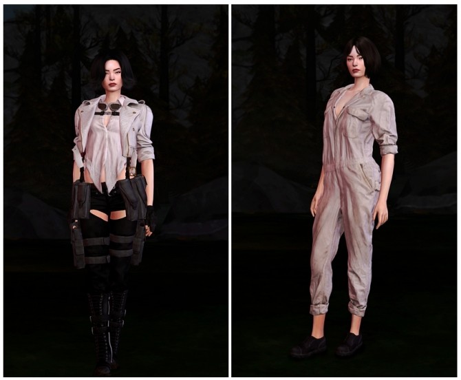 Sims 4 Devil May Cry 5 Lady Outfits at Astya96