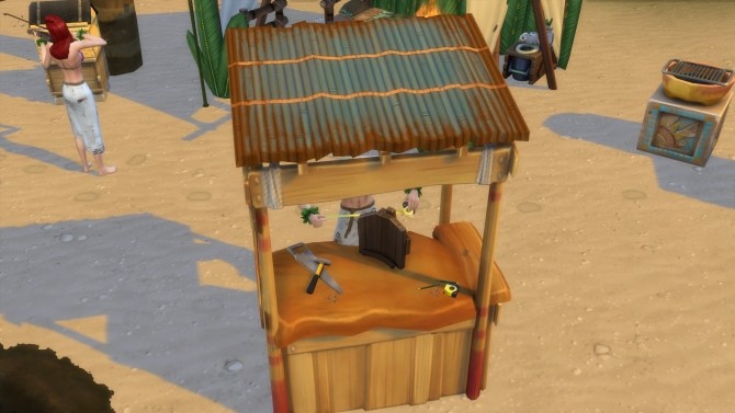 Castaways woodworking Table by Serinion at Mod The Sims 