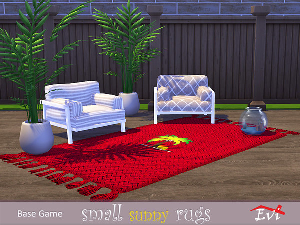 Sims 4 Small sunny rugs by evi at TSR