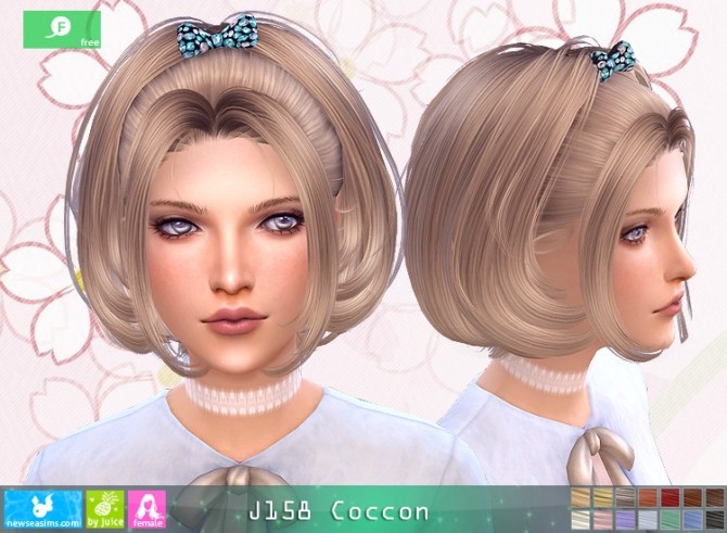 Sims 4 J158 Coccon hair at Newsea Sims 4