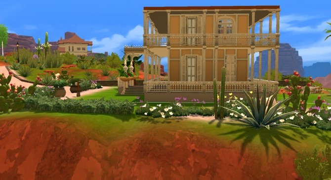 Sims 4 Maison des Iles NO CC by valbreizh at Mod The Sims