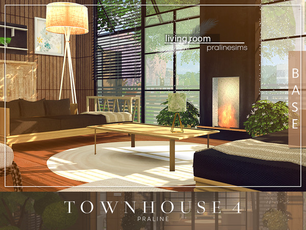 Sims 4 Townhouse 4 by Pralinesims at TSR