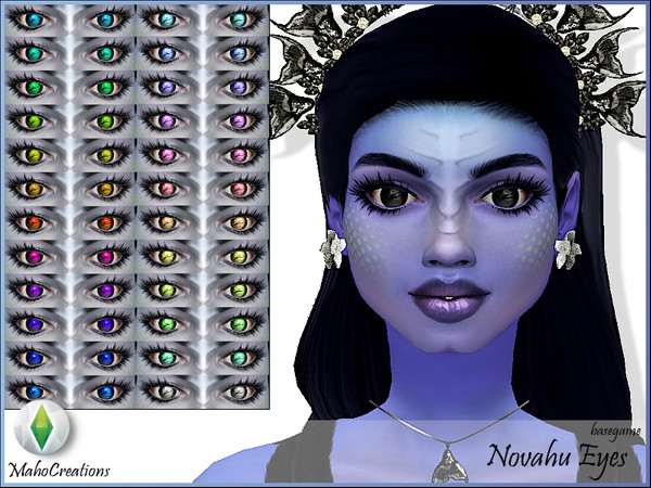 Sims 4 Novahu Eyes by MahoCreations at TSR