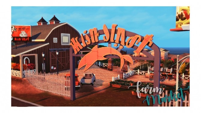 Sims 4 Farm Market at Wiz Creations