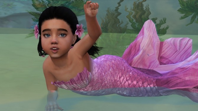 Sims 4 Little Mermaid Ariadne by Elena at Sims World by Denver