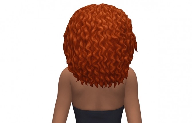 Sims 4 Pinafront Curls Hair at leeleesims1