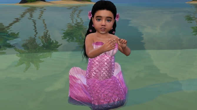 Sims 4 Little Mermaid Ariadne by Elena at Sims World by Denver