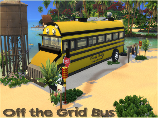 Sims 4 Off the Grid Bus by LCSims at TSR
