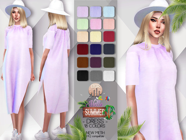 Sims 4 Dress BD74 by busra tr at TSR