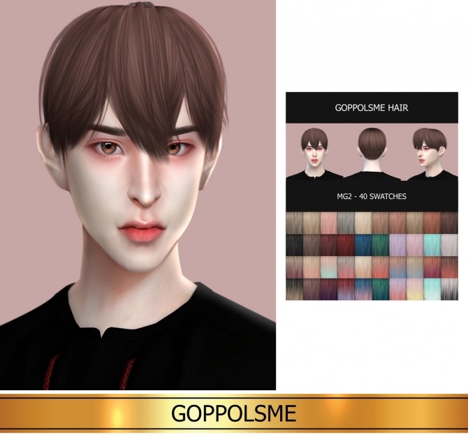 Sims 4 GPME HAIR MG2 (P) at GOPPOLS Me