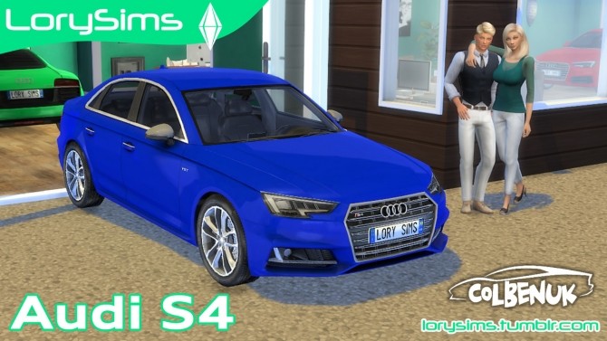 Sims 4 Audi S4 at LorySims