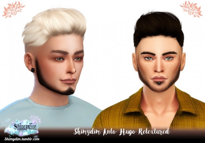 Sims 4 Anto Hugo Hair Retexture + Child & Toddler Naturals + Unnaturals at Shimydim Sims