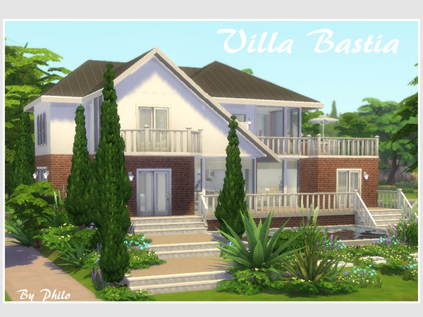 Sims 4 Villa Bastia by philo at TSR