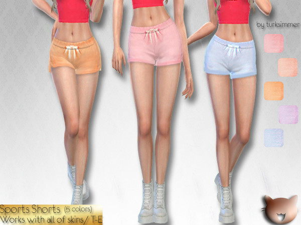 Sims 4 Sport Shorts by turksimmer at TSR