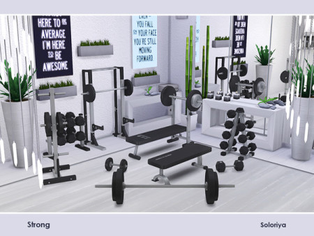 Strong items for gym by soloriya at TSR