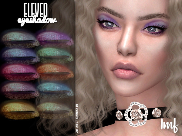 Sims 4 IMF Eleven Eyeshadow N.92 by IzzieMcFire at TSR