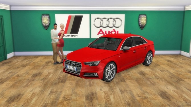 Sims 4 Audi S4 at LorySims