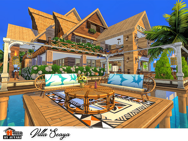 Sims 4 Villa Seaya by autaki at TSR