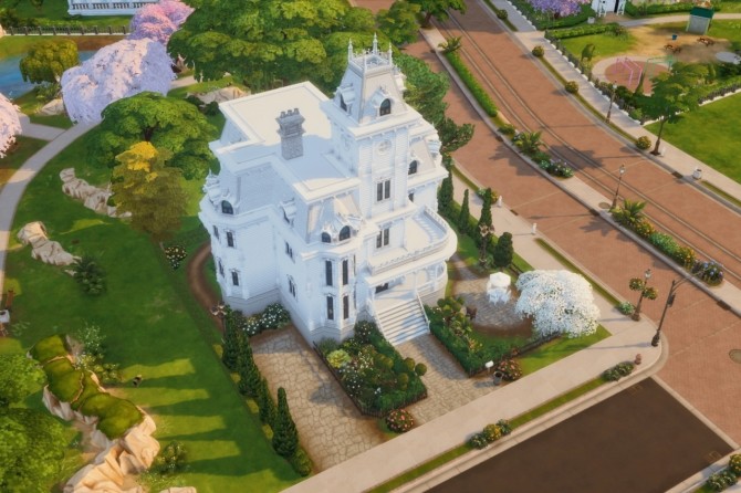 Sims 4 Casablanca house at Happy Life Sims