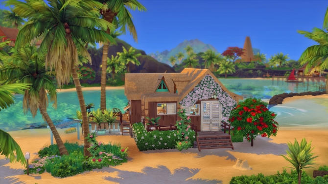 Small Sulani Bungalow No CC by Chaosking at Mod The Sims » Sims 4 Updates