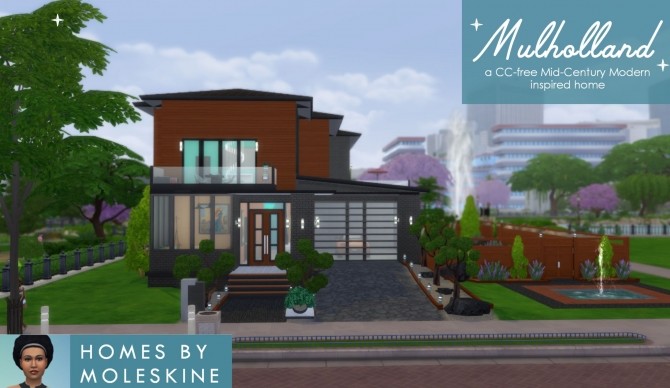 Sims 4 Mulholland house by moleskine at Mod The Sims