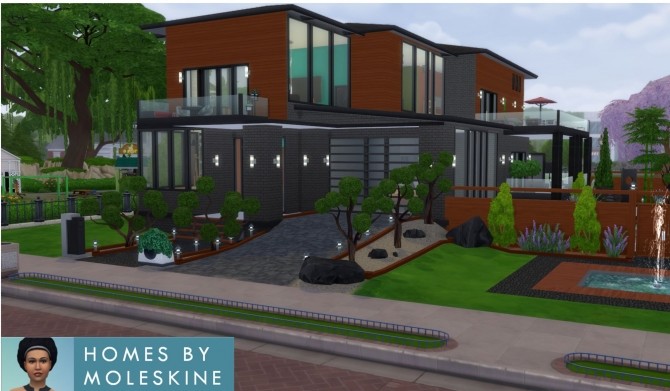 Sims 4 Mulholland house by moleskine at Mod The Sims
