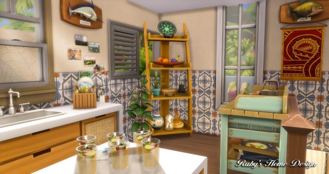 Sims 4 Beach Hideout House at Ruby’s Home Design