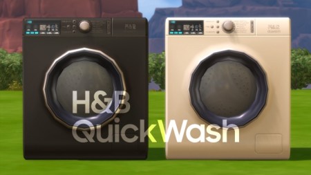 H&B QuickWash Washing Machine by littledica at Mod The Sims